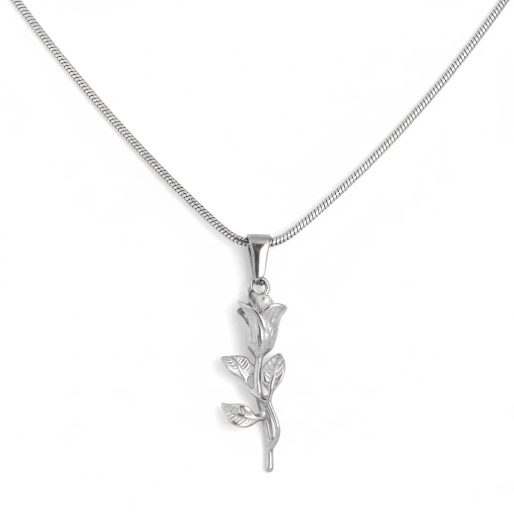 ROSE PENDANT (SILVER) - Image 3