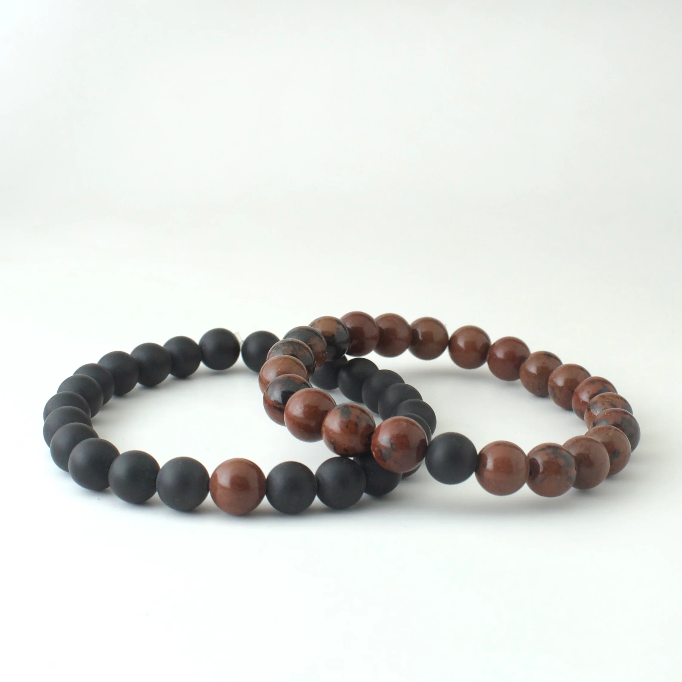 SWAN STONE x MATT BLACK STONE BRACELET