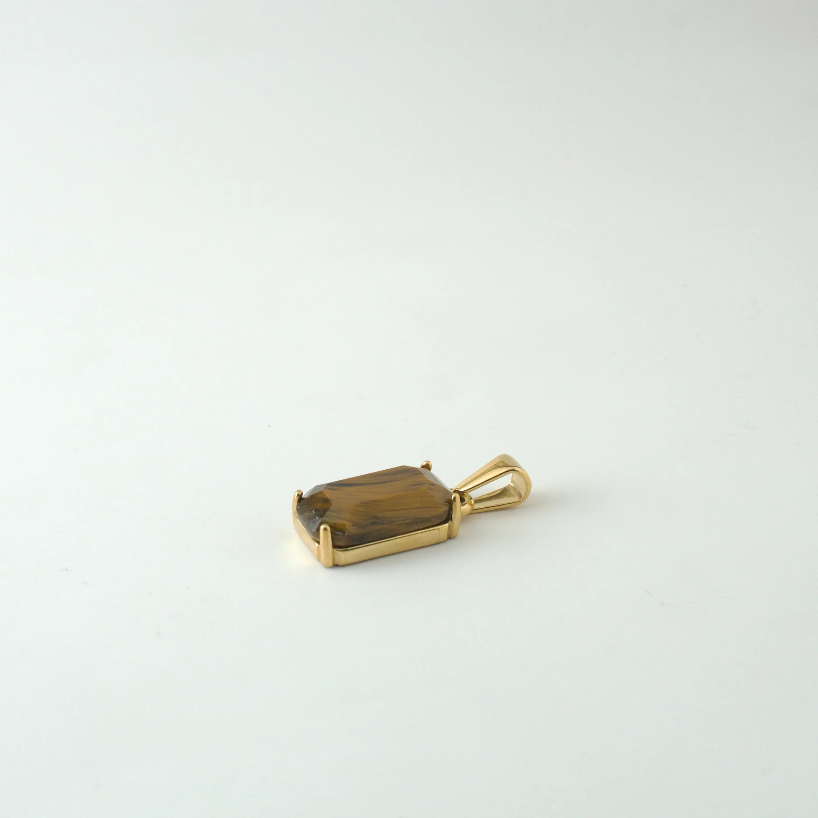 TIGER EYE PENDANT (GOLD) - Image 2